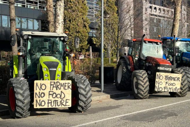 protesta agricoltori europei