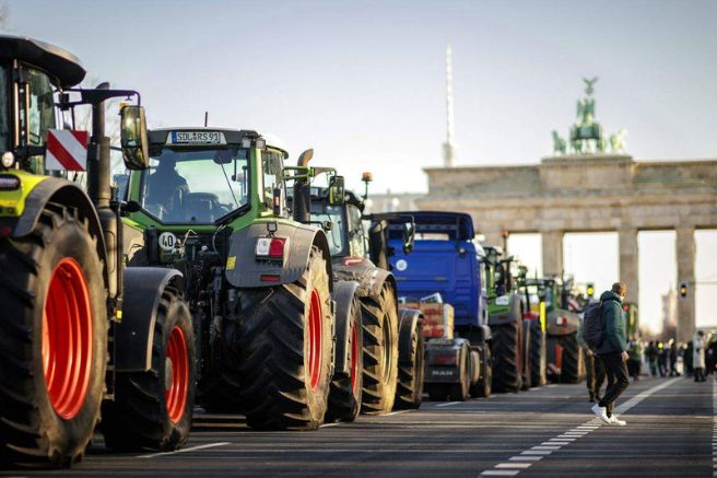 trattori protesta germania