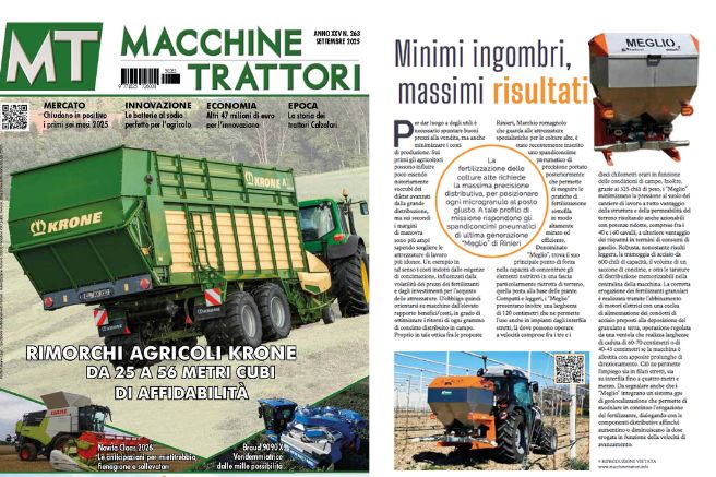 Macchine trattori settembre 2025